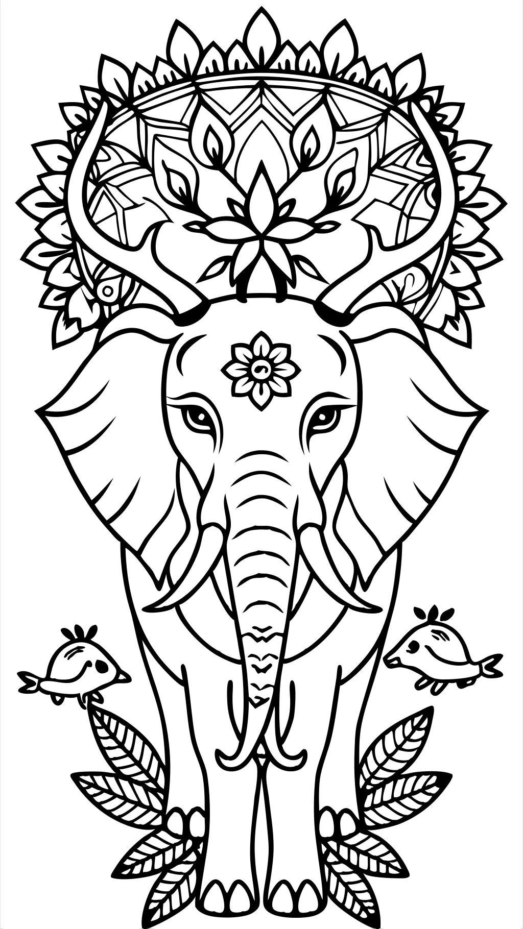 animal adult coloring pages